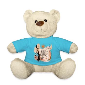 Schütze Deine Energie – Boho Himmelskunst - Teddy - Atollblau - Vorne