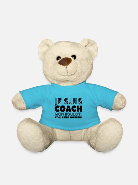 Je suis coach mon boulot vous faire souffrir - Nounours - bleu outremer