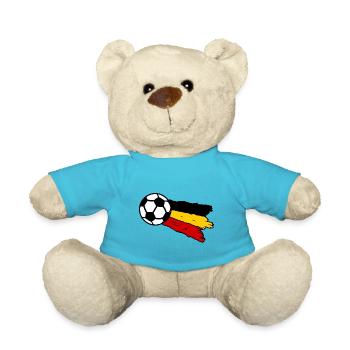 Belgian footballers - Teddy Bear - atoll blue - Front