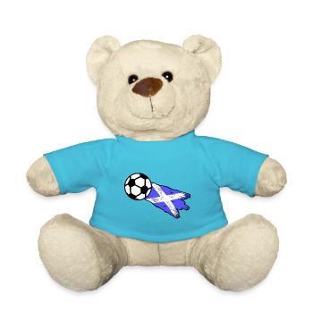 Die Fans aus Schottland - Teddy - Atollblau - Vorne