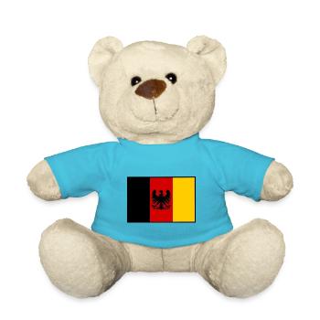 The fans from Germany - Teddy Bear - atoll blue - Front