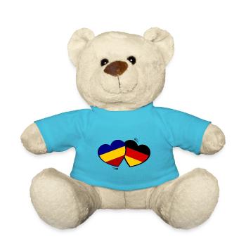 German Romanian love - Teddy Bear - atoll blue - Front