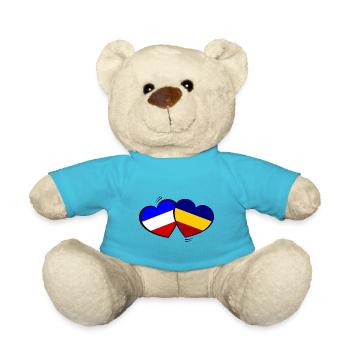 France Roumanie Amour - Nounours - bleu outremer - Devant
