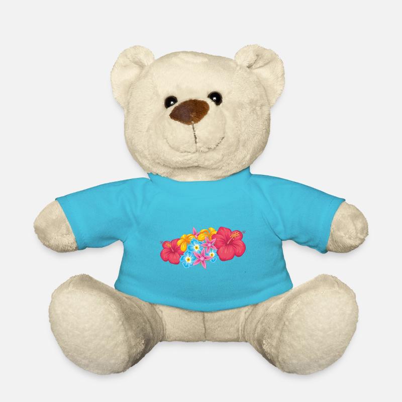 Blumen - Teddy - Atollblau