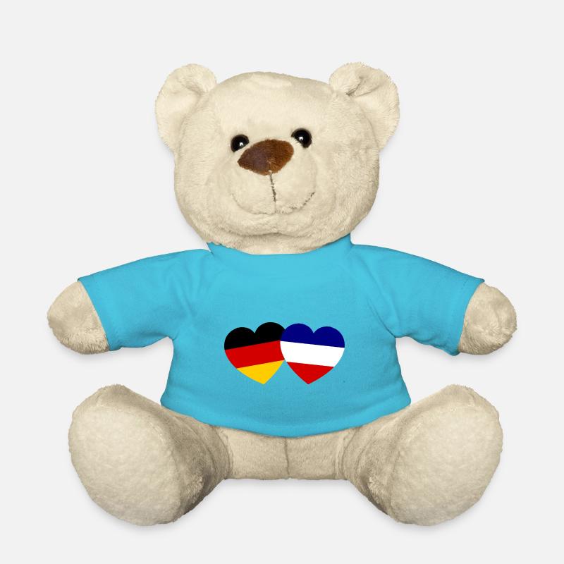 Relations franco-allemandes - Nounours - bleu outremer