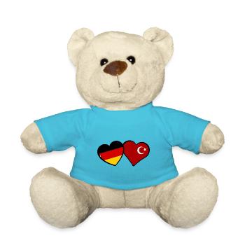 Die deutsch türkische Partnerschaft - Teddy - Atollblau - Vorne