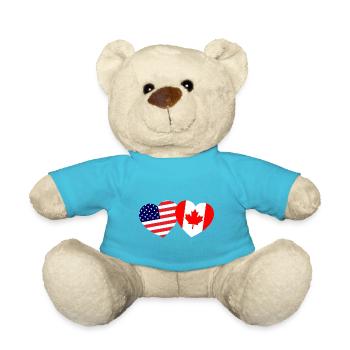 Die kanadisch amerikanische Partnerschaft - Teddy - Atollblau - Vorne