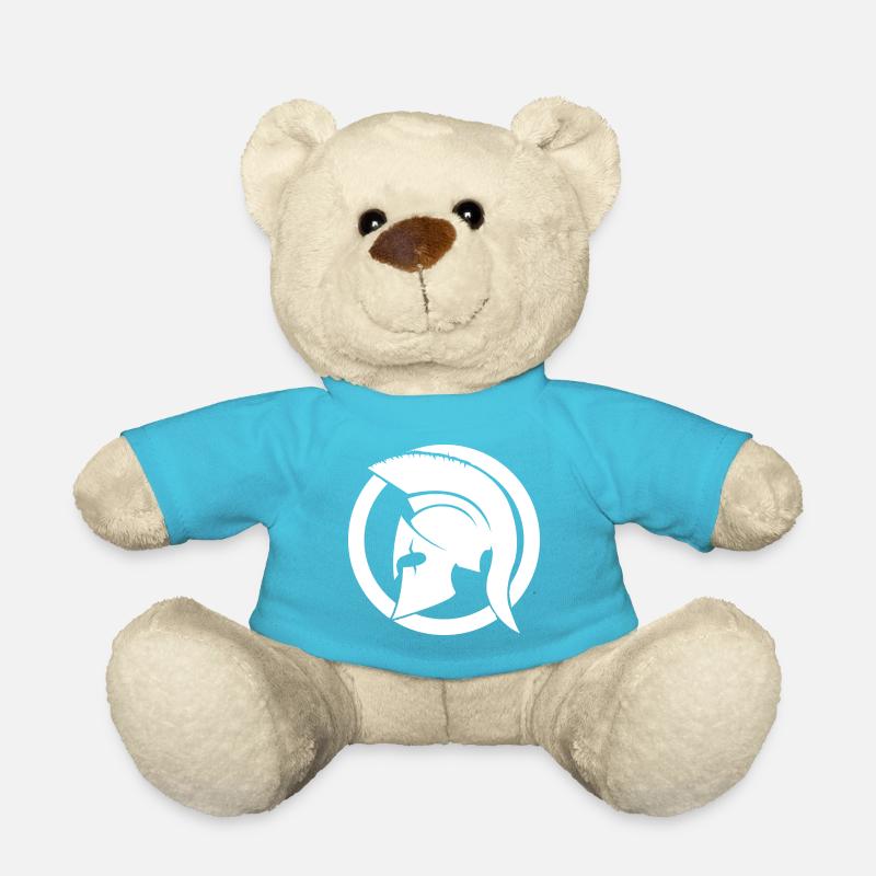 White Spartan - Teddy Bear - atoll blue