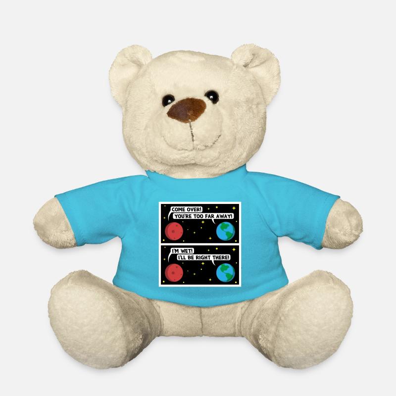 Mars ich bin nass Geschenk - Teddy - Atollblau