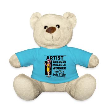 Artist - Miracle Worker - Teddy Bear - atoll blue - Front