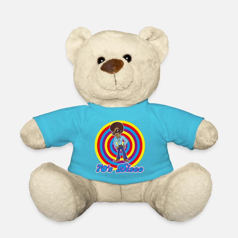 70's disco - Teddy Bear - atoll blue