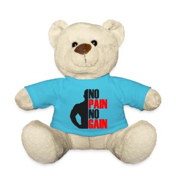 No Pain No Gain - Teddy - Atollblau - Vorne