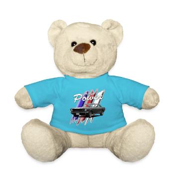 Motive 130719 1 Mu - Teddy - Atollblau - Vorne