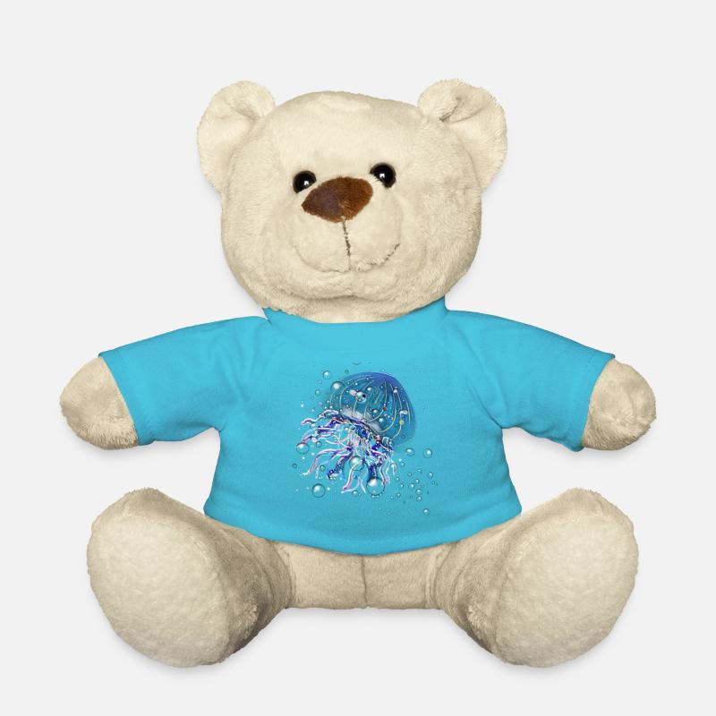 méduse - Nounours - bleu outremer