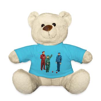 Lyonnaise Boulesport Gift - Teddy Bear - atoll blue - Front
