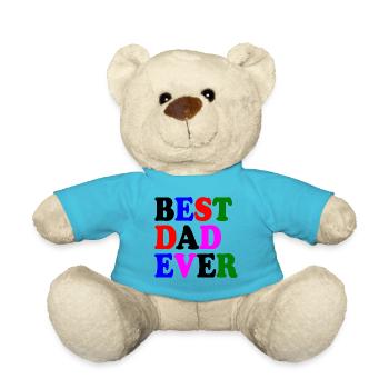 Best dad ever - Teddy - Atollblau - Vorne
