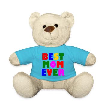 Best mom ever - Teddy - Atollblau - Vorne