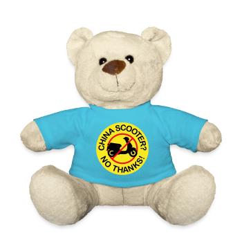 China Scooter? No Thanks! (3-color) - Teddy Bear - atoll blue - Front