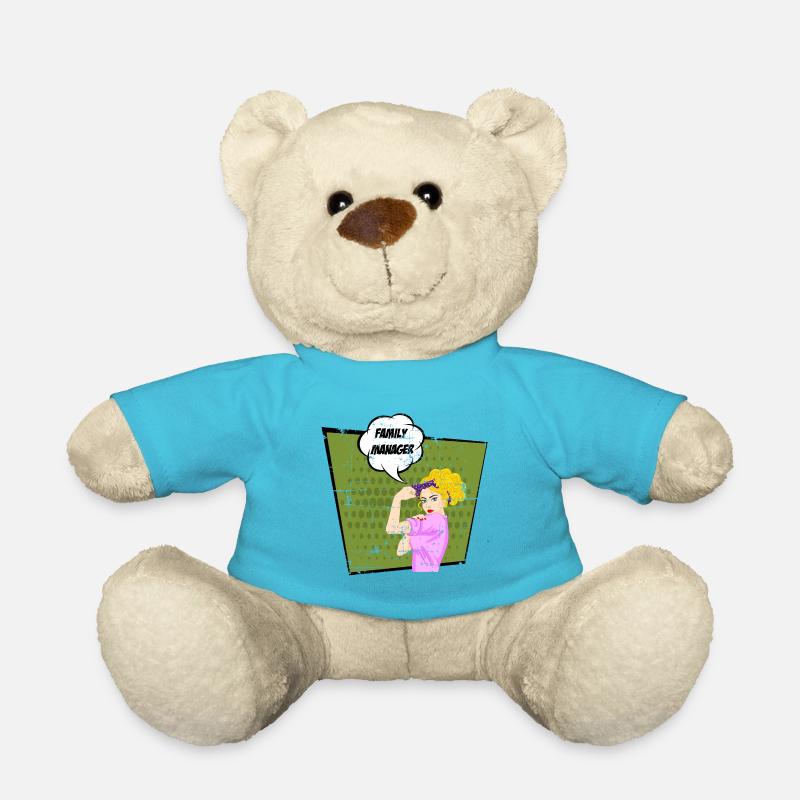 Family Manager Mama Geschenk - Teddy - Atollblau