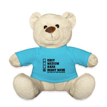 Cadeau de mode bête facile et difficile - Nounours - bleu outremer - Devant