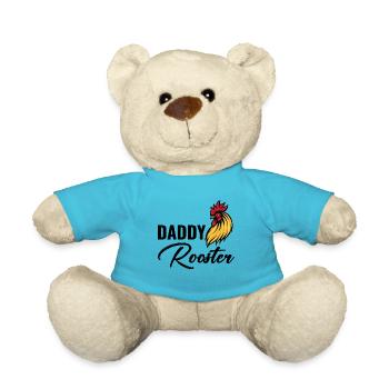 Papa Hahn Huhn Papa Bauer Vatertag - Teddy - Atollblau - Vorne