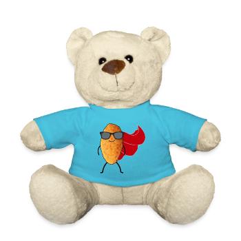 Super Hero Chicken Nuggets Sonnenbrille Fast Food - Teddy - Atollblau - Vorne