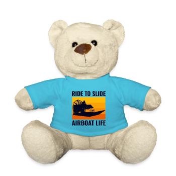 Airboat Fanboat Airboating Vintage Rétro - Nounours - bleu outremer - Devant
