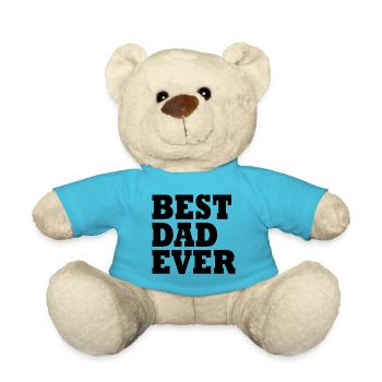 Best dad ever - Teddy - Atollblau - Vorne