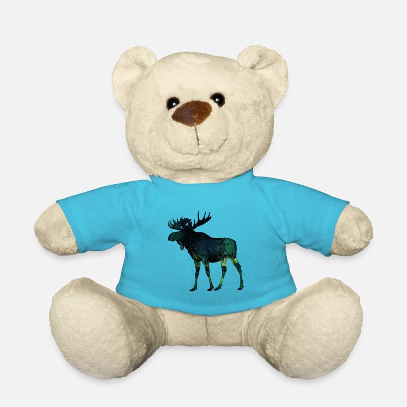 Elch 3 - Teddy - Atollblau