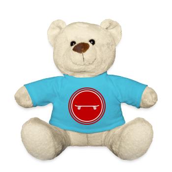Skateboard skater - Nounours - bleu outremer - Devant