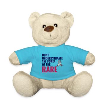 Rare Disease Awareness - Teddy Bear - atoll blue - Front