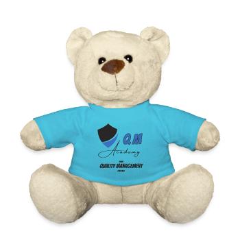 QM Academy Logo - Teddy Bear - atoll blue - Front