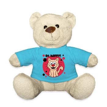 Be happy! - Teddy - Atollblau - Vorne