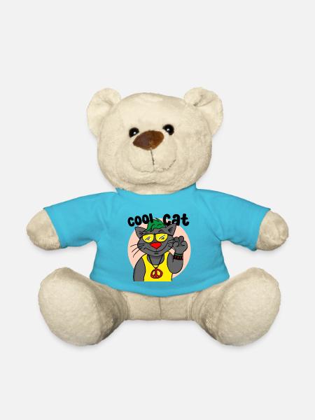 Cool Cat - Teddy - Atollblau