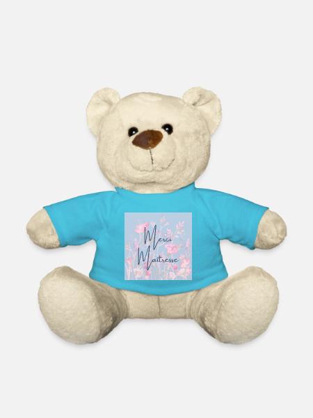 Merci maîtresse - Nounours - bleu outremer
