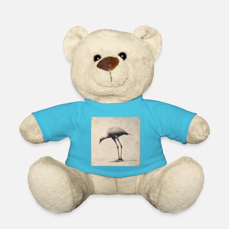 Oiseau fictif - Nounours - bleu outremer