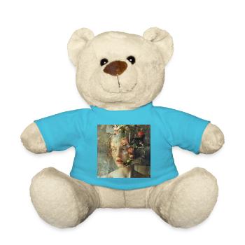 Woman with fruit - Teddy Bear - atoll blue - Front