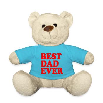 Best dad ever - Teddy - Atollblau - Vorne