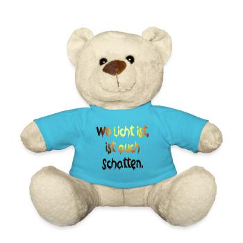 wo licht ist ist auch schatten - Teddy - Atollblau - Vorne
