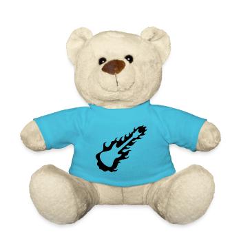 Gitarre - Guitar / Rock - Fire - Teddy - Atollblau - Vorne