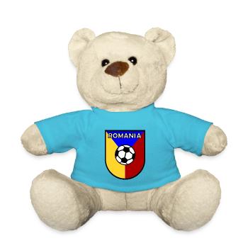 Das rumänische Fußball Team - Teddy - Atollblau - Vorne