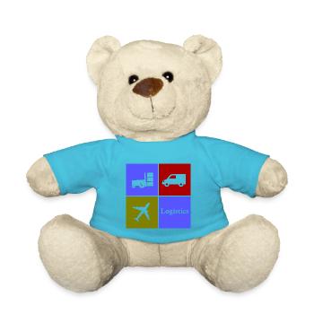 The Logistics Symbols - Teddy Bear - atoll blue - Front