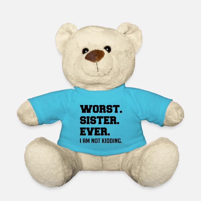 Worst Sister Ever - Nounours - bleu outremer