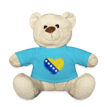 Bosnia and Herzegovina - Teddy Bear - atoll blue - Front