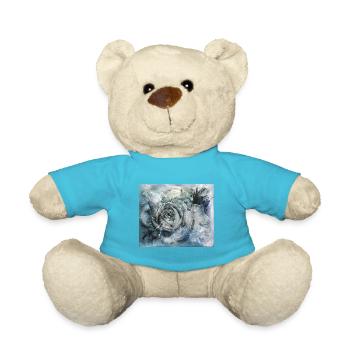 Rose - Teddy Bear - atoll blue - Front