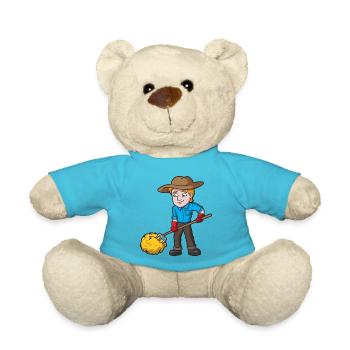 Farmer - Teddy Bear - atoll blue - Front