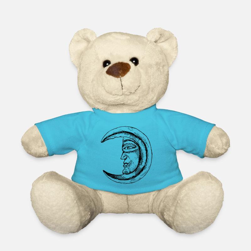 Gesicht des Mondes - Teddy - Atollblau
