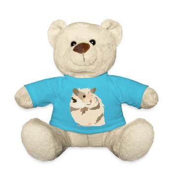 Riki the Hamster - Teddy Bear - atoll blue - Front
