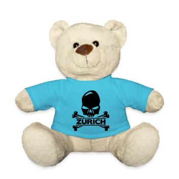 Zürich - Zürcher - Züri isch ois - Teddy - Atollblau - Vorne