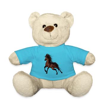 Brown Wild Horse - Teddy - Atollblau - Vorne
